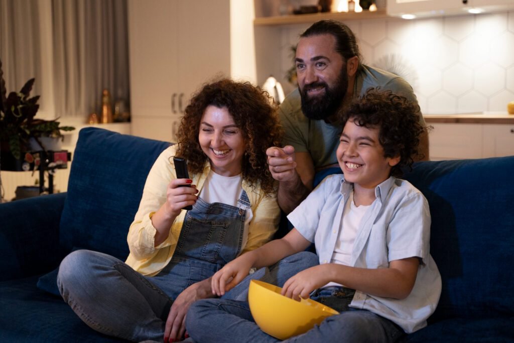Teste 7 dias grátis IPTV 2024 - familia reunida