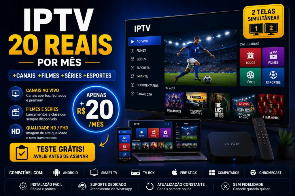 IPTV 20 reais