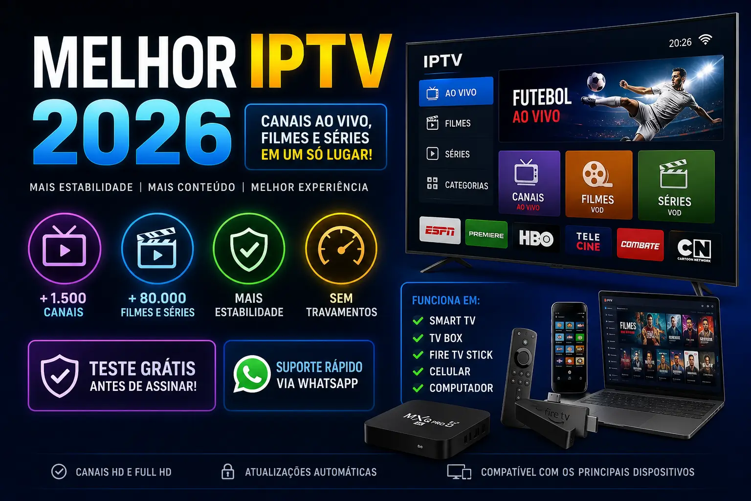 Melhor IPTV 2026